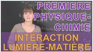 Interaction lumière  matière  PhysiqueChimie  1ère S  Les Bons Profs [upl. by Ynnal590]