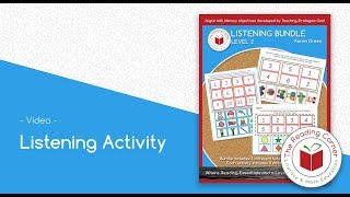 Listening Activity for PreSchoolers  Activities for 3 to 4 year olds  Reading Corner Online [upl. by Princess]