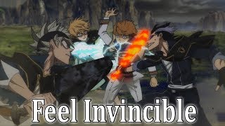 Black Clover AMV  Magic Knights Exam  Feel Invincible [upl. by Ashwin460]