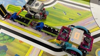 20212022 FLL CARGO CONNECT M13 Platooning Trucks solutions with EV3 and Spike Prime [upl. by Ruben589]