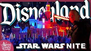 Disneylands STAR WARS NITE 2024 Full Experience  Food Characters amp More [upl. by Nitsrek]