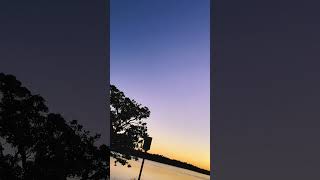 Chickasaw National Recreation Area  The Point lakeview goldenhour moon birds wildlifeviewing [upl. by Avaria]