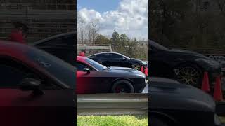 DODGE CHALLENGER 1320 VS TESLA PLAID  SCATPACK GETS GAPPED [upl. by Cherry]