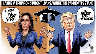 Harris v Trump on Student Loans Where the Candidates Stand [upl. by Cesare]