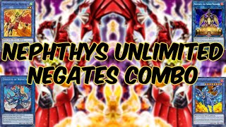 Insane 2 Card Combo UNLIMITED NEGATES ft Nephthys Archetype YuGiOh Master Duel [upl. by Anpas]