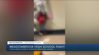 Four students and 18yearold facing charges for fight at Meadowbrook High School [upl. by Wini411]