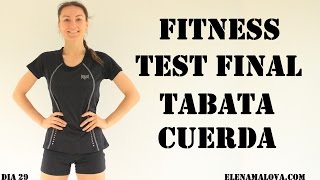 INTENSO FITNESS TEST  TABATA  CARDIO  DIA 29 FINAL [upl. by Yerak]