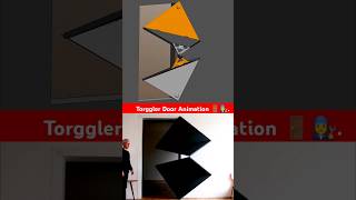 Torggler door animation 🚪👩‍🔧 3dmodeling animation mechanical cad 3d 🔥 [upl. by Solis493]