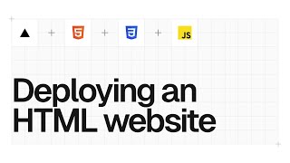 Deploying a simple website to Vercel HTML CSS JavaScript [upl. by Reace]