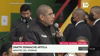 Ministro del Interior Dimitri Senmache habla PREVIO A SU CENSURA p21tv [upl. by Goode194]