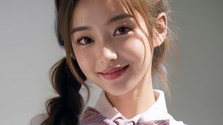 AI Korean Girls Lookbook 4K  ai lookbook  ai girls ai aiart beautiful [upl. by Swarts]