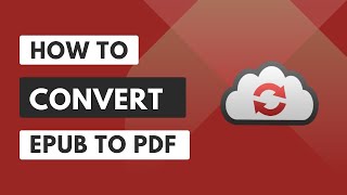 How to Convert Epub file to a PDF file [upl. by Evad413]