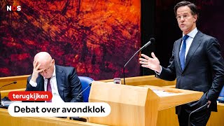 TERUGKIJKEN Debat over avondklok [upl. by Neraj]