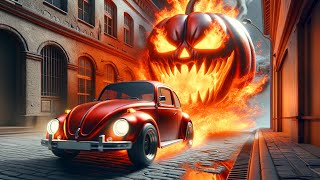 Car Hide and Seek in the City with SCARY Pumpkin Drones in BeamNG Drive Mods [upl. by Willner]