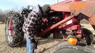 THE FARMHOUSE Before surgery Getting the last things done Farmhouse cooking Farmall M at work [upl. by Renata]