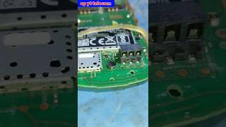 Mobile nokia Model TA1017 Mic jumper fix Replace soldering mobilerepair shortsvideo [upl. by Sikko87]