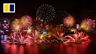 WATCH LIVE Hong Kong rings in the new year [upl. by Manwell]