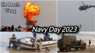 Navy Day 2023 Vizag  Visakhapatnam  Navy Day operational Demo [upl. by Anaed]