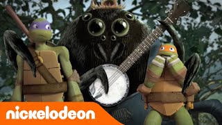 Tartarughe Ninja  Lallenamento nella foresta  Nickelodeon Italia [upl. by Werda]