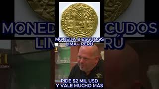 PIDE 2 MIL DÓLARES MONEDA ORO 8 ESCUDOS💲 EL EXPERTO LA REVISA y SORPRESA VALE MUCHO MÁS 💲💲 pawnshop [upl. by Velleman]