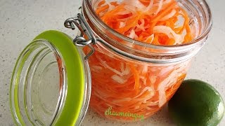 Daikon amp Carrot Pickles [upl. by Auginahs]