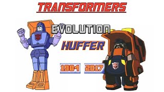 HUFFER Evolution in Cartoons and Video Games 19842017  Transformers [upl. by Ylrak]