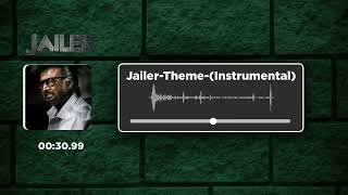 Jailer Theme Instrumental  Bgm [upl. by Shue199]