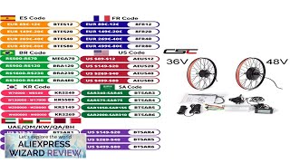 CSC 36V 250W 350W 500W Ebike Conversion Kit 48V 1000W 1500W hub Review [upl. by Christianson172]