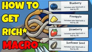 How To Macro in Bee Swarm Simulator Materials Fast [upl. by Yrolg]