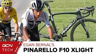 Egan Bernals Pinarello F10 XLight [upl. by Rakso]