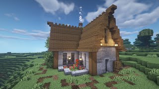 Minecraft  Cómo CONSTRUIR una CASA MEDIEVAL Pequeña 1 [upl. by Naved349]