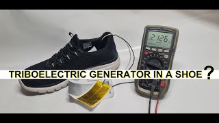 Diy Triboelectric Generator powered shoe [upl. by Heck149]