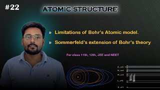 Sommerfeld atomic theory  Limitations of Bohrs Atomic theory  For class 11th 12th JEE NEET [upl. by Merle]