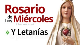 Rosario del Miércoles Misterios Gloriosos  Con Letanías 17 de Julio 2024 [upl. by Negaet]