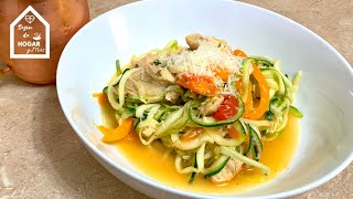 Chicken ScampiBajo en Carbohidratos  Low Carb [upl. by Wsan]