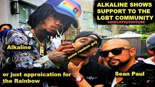 ALKALINE ENDORSE LGBT COMMUNITY or Just enjoying the Rainbow [upl. by Lucho]