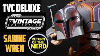 TVC Sabine Wren Deluxe pack Hasbro looking to improve even further on that Mandalorian Helmet fit [upl. by Enyawud]