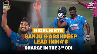 Sanju Samsons 100 amp Arshdeep Singhs 4fer Help India Win ODI Series  SA vs IND 3rd ODI Highlights [upl. by Suehtomit]