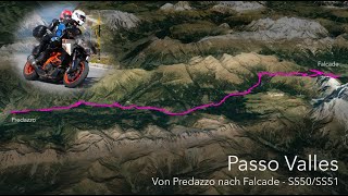 Passo Valles  Von Predazzo nach Falcade SS50SS51 [upl. by Anamor382]