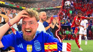 Spanien vs Frankreich  EM Stadionvlog 🇪🇸🇫🇷  LAMINE TRAUMTOR  ICH RASTE KOMPLETT AUS  ViscaBarca [upl. by Line]