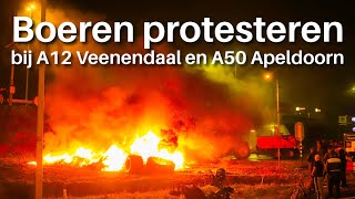 Boerenprotesten in Veenendaal en Apeldoorn [upl. by Kere198]