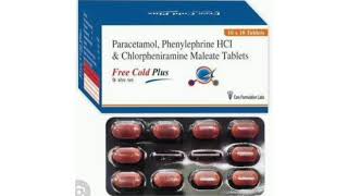 Free Cold Plus Tablets Paracetamol Phenylephrine HCI amp Chlorpheniramine Maleate Tablets [upl. by Aihsenot]