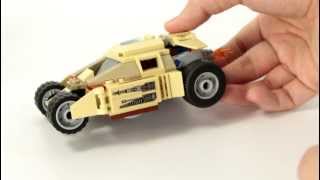 LEGO Dark Knight The Bat vs Bane  Tumbler Chase Review [upl. by Ilajna732]