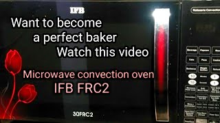 How to bake cake and cookies in IFB 30FRC2 microwave convection ovenIFB 30FRC2 oven demo Part2 [upl. by Marne248]