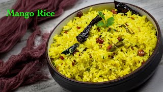 Mango rice recipe  Mavinakayi chitranna  Mamidikaya pulihora  Raw mango rice  mango recipes [upl. by Wayolle275]