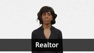 How to pronounce REALTOR in American English [upl. by Christean]