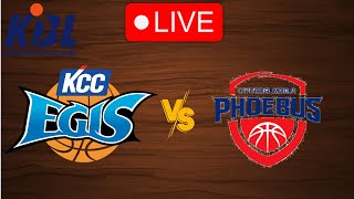 🔴 Live KCC Egis vs Mobis Phoebus  Live Play By Play Scoreboard [upl. by Ahsinauq]