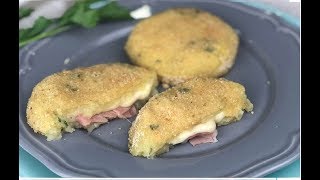 FOCACCINE DI PATATE CON CUORE FILANTE  RICETTA FACILE  Potato Focaccia [upl. by Hibbs675]