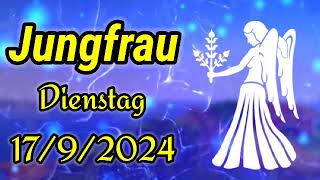 horoskop Jungfrau Dienstag 17 September 2024 [upl. by Aihsekal]