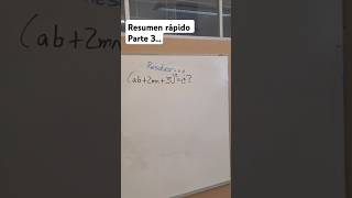 Trinomio al cuadrado parte 3  profesor Díaz algebra [upl. by Taam]